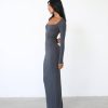 Clothing Charcoal Clothing Basics Edit | Eyes On Me Maxi Dress (Charcoal)