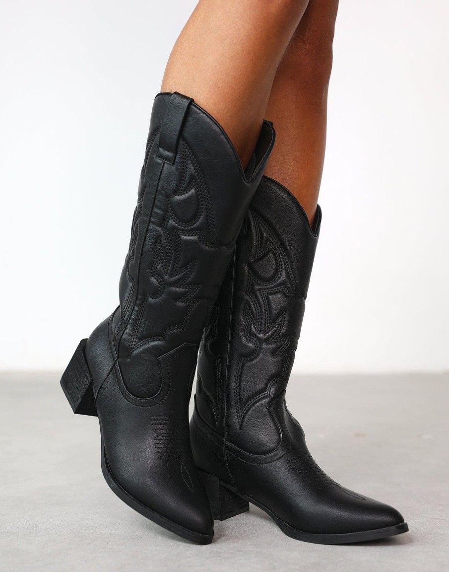 Shoes Therapy | Ranger Cowboy Boot (Black) - By Therapy