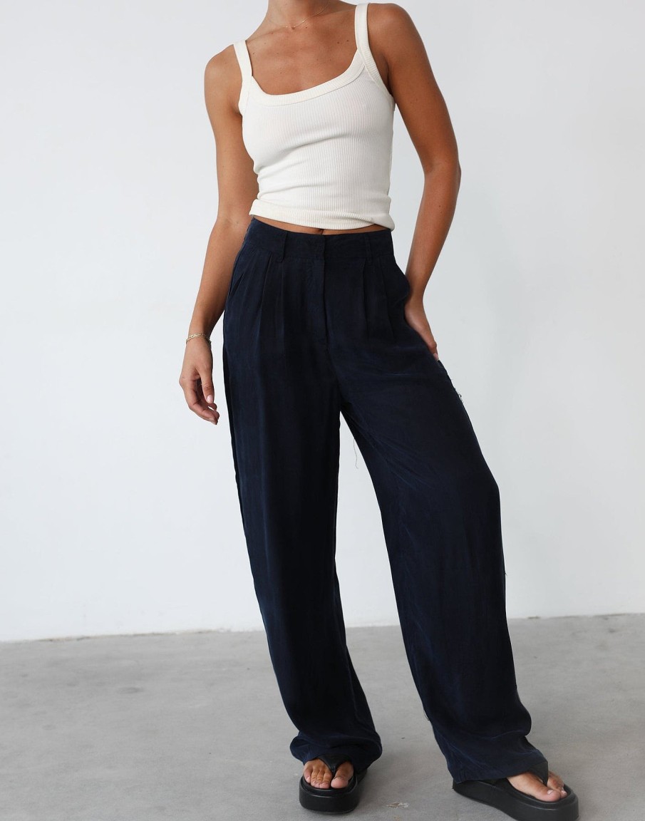 Clothing White Closet Workwear | Ranna Pants (Ink)