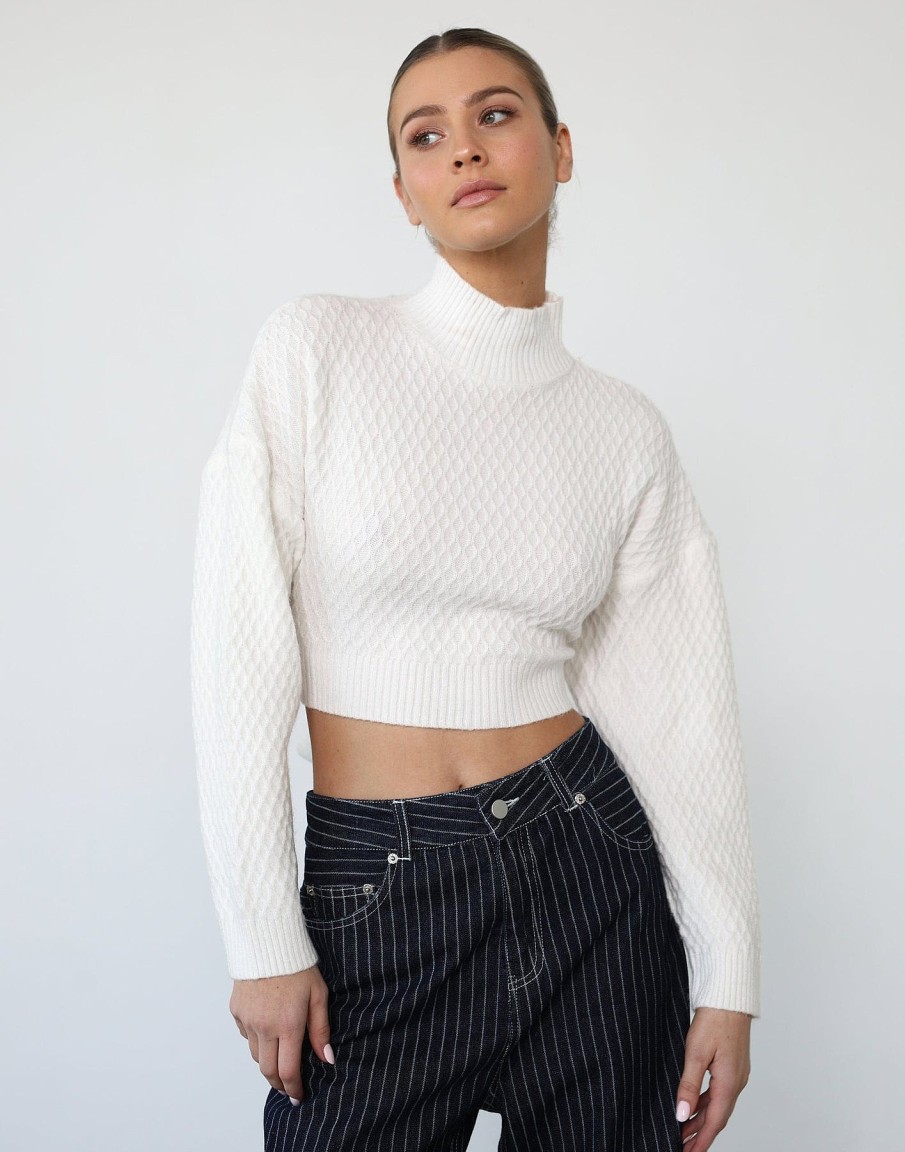 Clothing Alive Girl Knitwear | Helena Jumper (White)