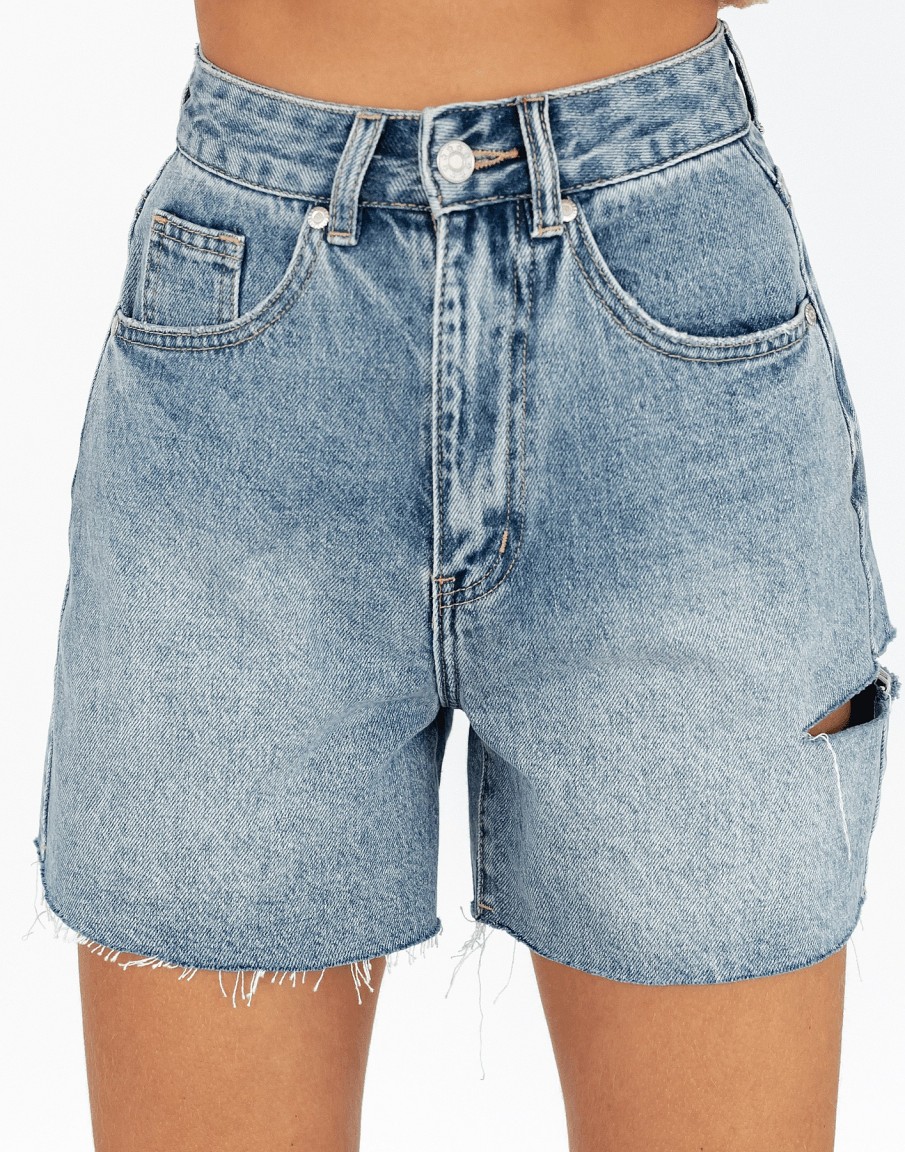 Clothing Charcoal Clothing Denim Edit | Sunlight Denim Shorts (Denim Blue)