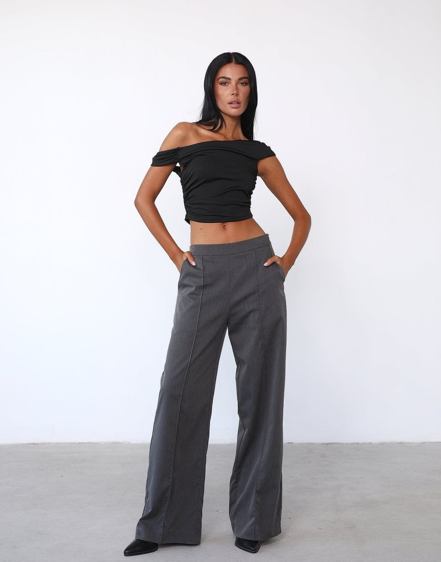 Clothing Charcoal Clothing Basics Edit | Cartea Pants (Grey)