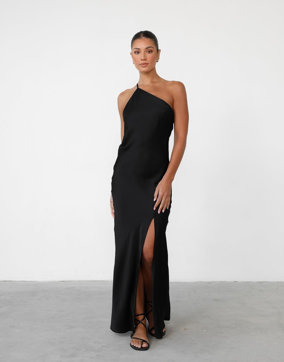 Clothing VogueMax Partywear | Alexandra Maxi Dress (Black)