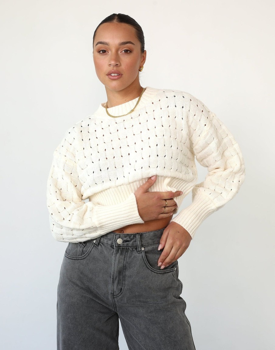 Clothing Style State Knitwear | Rivera Jumper (Cream)