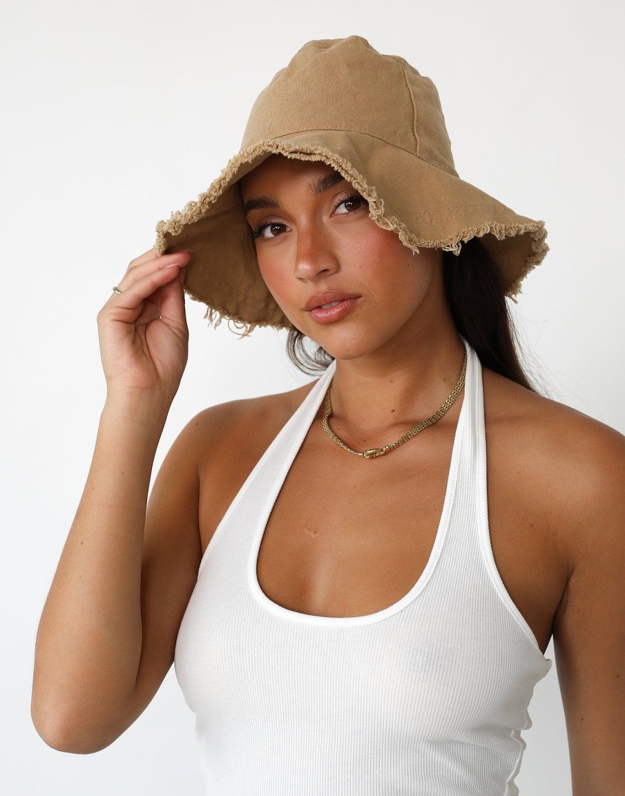 Accessories Charcoal Clothing Hats | Leilani Bucket Hat (Caramel)