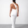 Clothing Charcoal Clothing Partywear | Keira Maxi Dress (White)