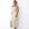 Clothing CHARCOAL Basics Edit | Shrina Maxi Skirt (Beige)