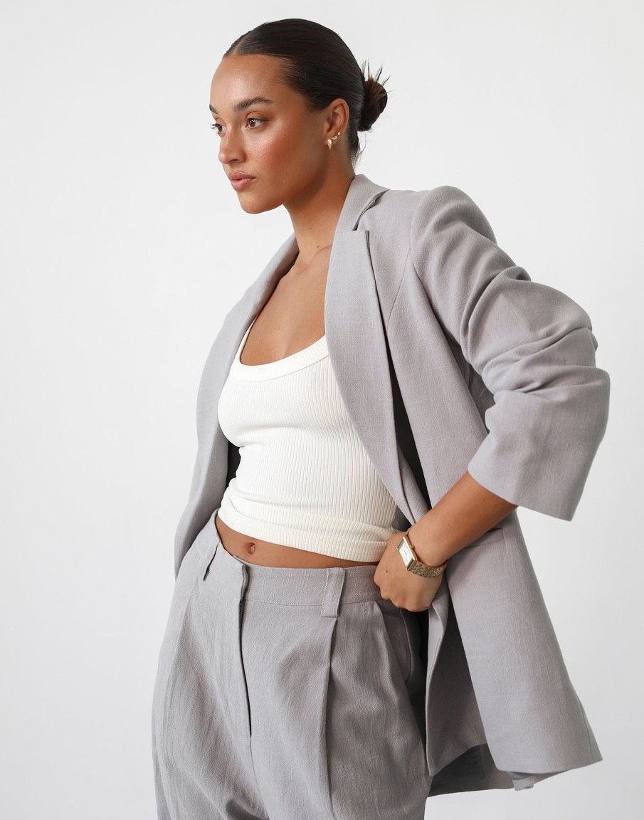 Clothing Lioness Blazers | Leo Blazer (Rhode) - By Lioness