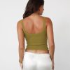 Clothing Q-Trend Basics Edit | Skyler Tank Top (Olive)