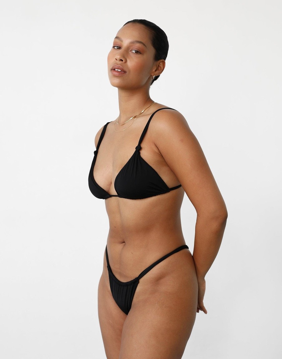 Clothing Charcoal Clothing | Laguna Bikini Bottoms (Black)