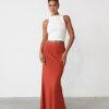 Clothing Yours Truly Skirts | Jayella Linen Maxi Skirt (Paprika)