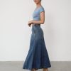 Clothing Lioness Denim Edit | Wyoming Denim Skirt (Blue Denim) - By Lioness