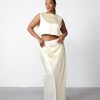 Clothing Charcoal Clothing Partywear | Sincerity Maxi Skirt (Lemon)