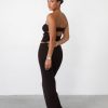 Clothing Charcoal Clothing Knitwear | Nate Knit Maxi Skirt (Chocolate)