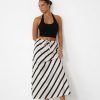 Clothing White Closet Skirts | Mori Maxi Skirt (Stripe)