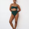 Clothing Charcoal Clothing Swim Tops | On Board Bikini Top (Lake Green)