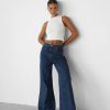 Clothing Charcoal Clothing Denim Edit | Ethan Wide Leg Jeans (Dark Denim)