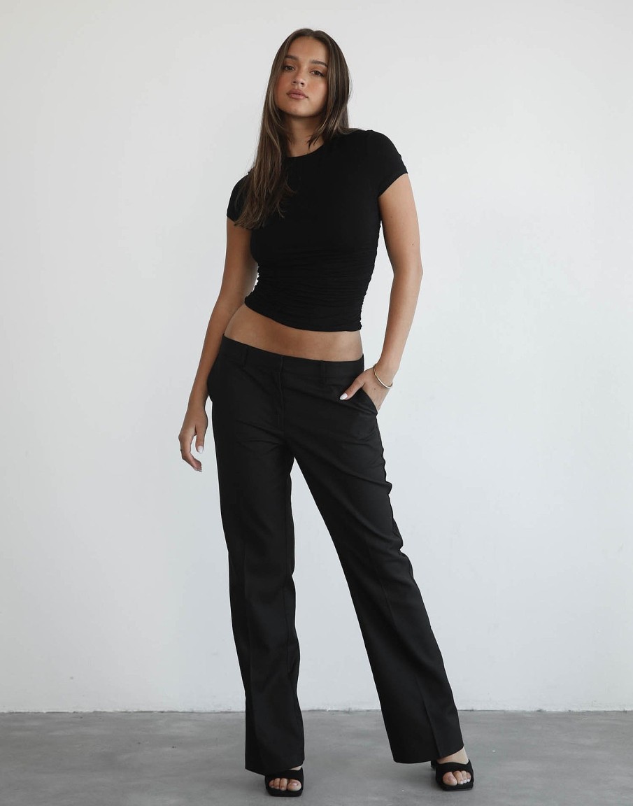 Clothing Lioness Pants | Bessette Pant (Onyx) - By Lioness