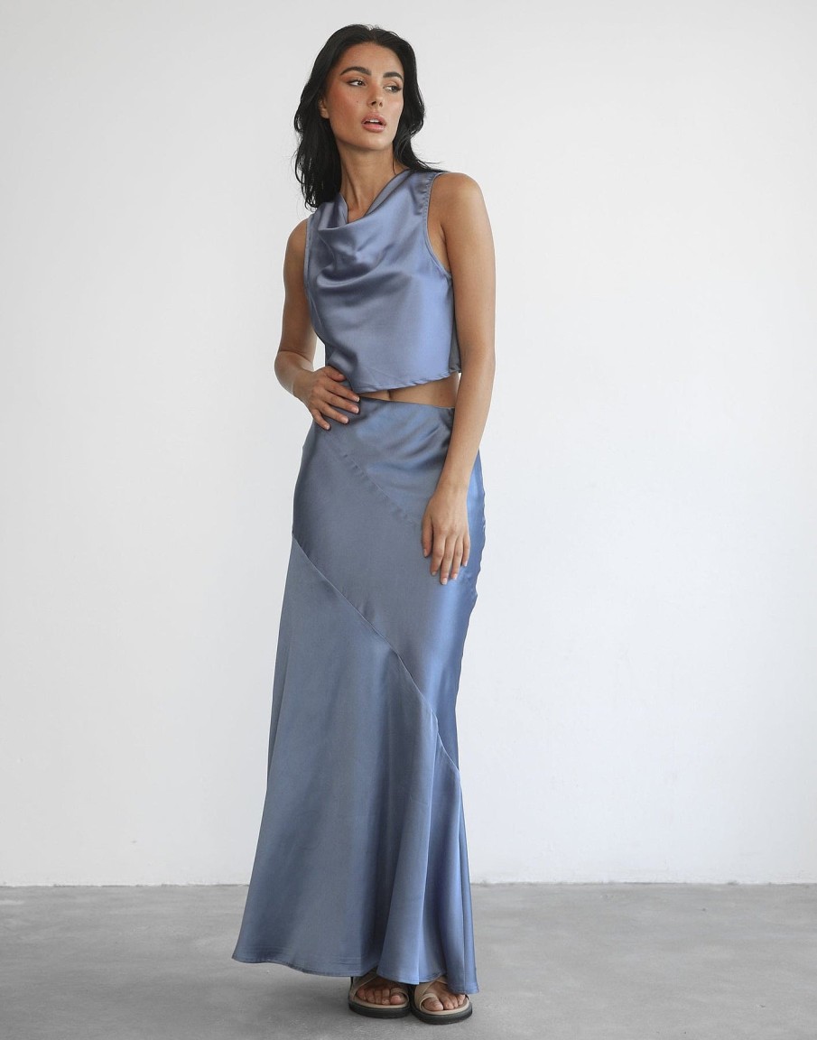 Clothing Into Fashion Skirts | Charlow Maxi Skirt (Royal Blue)