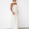 Clothing Charcoal Clothing Partywear | Eleanor Maxi Dress (Cream)