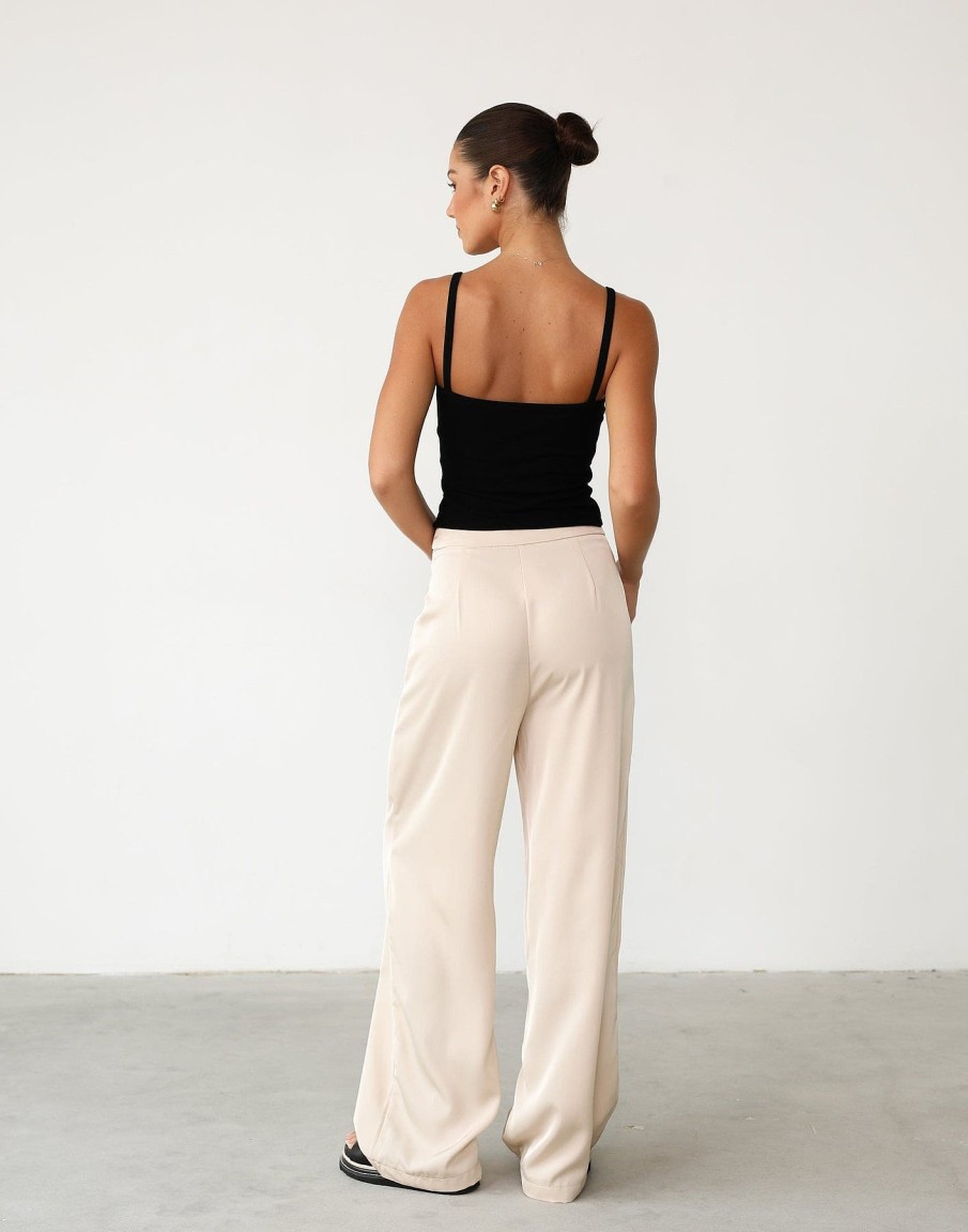 Clothing QTrend Partywear | Ainaz Pants (Almond)